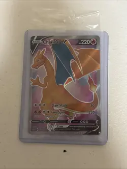 Charizard V SWSH050 SWSH: Sword & Shield Promo Cards Holo - SEALED CRIMP ERROR - Image 1