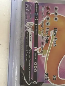 Charizard V SWSH050 SWSH: Sword & Shield Promo Cards Holo - SEALED CRIMP ERROR - Image 2