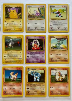 Pokemon 1999 Base Set 27 Cards Pikachu, Charmeleon No Duplicates - Image 2