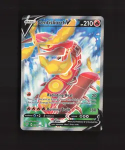 Centiskorch V 179/189 Darkness Ablaze Full Art Holo Ultra Rare Pokemon Card - Image 1