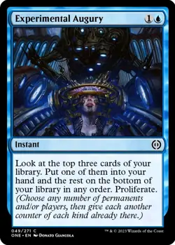 X 1 Experimental Augury NM EOC 073 MTG Magic The Gathering - Image 1