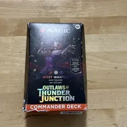 Magic the Gathering MTG Outlaws of Thunder Junction Most Wanted Commander Deck - Image 1