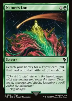 1 x Nature's Lore - Commander: Final Fantasy - NM-Mint - MTG - Image 1
