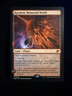 Kavaron, Memorial World #255 | Near Mint | Edge of Eternities Magic MTG - Image 1