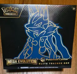 Pokemon TCG Mega Evolution Lucario Pokemon Center Elite Trainer Box - Image 1