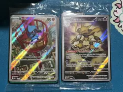 Pokemon Center Stamped Alakazam 009 & Riolu 010 - Promo Sealed Mega Evolutions - Image 1