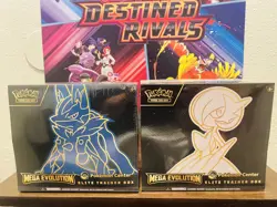 Pokemon Center Mega Evolution Gardevoir & Lucario ETB Bundle (1 of each) IN HAND - Image 1
