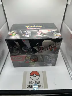 Pokemon Unova Black Bolt White Flare Mini Tin Display 8 tins 16 packs Sealed - Image 2