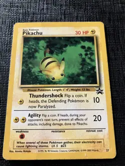 Pokemon Tcg Pikachu Black Star Promo 27 Non-Holo - Image 1