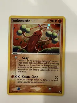 Sudowoodo 15/115 Unseen Forces Holo Rare Pokemon TCG Vintage - Image 1