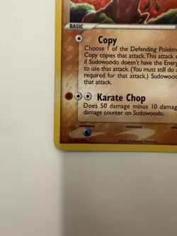 Sudowoodo 15/115 Unseen Forces Holo Rare Pokemon TCG Vintage - Image 3
