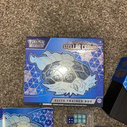 Pokemon TCG Scarlet & Violet: Stellar Crown ETB - Box and Extras ONLY - Image 4