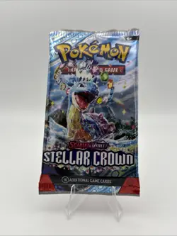 Pokemon TCG S&V Stellar Crown Booster Pack SEALED - Image 1