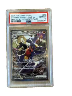 Cynthia's Garchomp EX 232/182 SIR Destined Rivals Gem Mint PSA 10 Pokemon 2025 - Image 1
