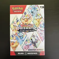 Pokemon TCG Prismatic Evolutions Booster Bundle (6 packs) - Sealed - Image 1
