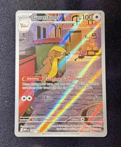 Gumshoos 153/132 Illustration Rare Pokemon Mega Evolution - Image 3
