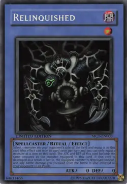Yugioh Relinquished MC1-EN003 Secret Rare NM - Image 1
