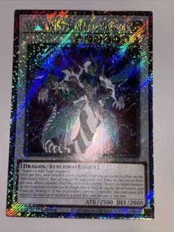 Clear Wing Synchro Dragon 1st Edition Platinum Secret Rare RA04-EN249 Yu-Gi-Oh! - Image 1
