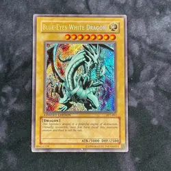 Yugioh Blue-Eyes White Dragon BPT-003 Secret Rare Promo LP #1 - Image 1
