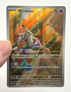 Pokemon TCG Mimikyu Shiny SVP075 Promo Card Near Mint - Image 1