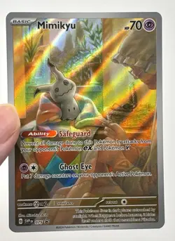 Pokemon TCG Mimikyu Shiny SVP075 Promo Card Near Mint - Image 2