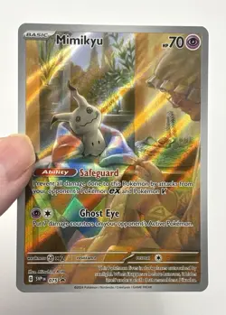 Pokemon TCG Mimikyu Shiny SVP075 Promo Card Near Mint - Image 3