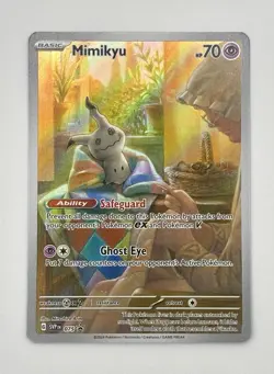 Pokemon TCG Mimikyu Shiny SVP075 Promo Card Near Mint - Image 4