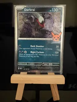 DARKRAI - 136/197 Trick Or Trade 2024 - Cosmos Holo Rare - Pokemon TCG Card - Image 1