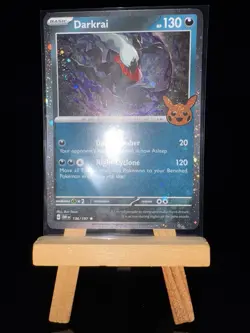 DARKRAI - 136/197 Trick Or Trade 2024 - Cosmos Holo Rare - Pokemon TCG Card - Image 4