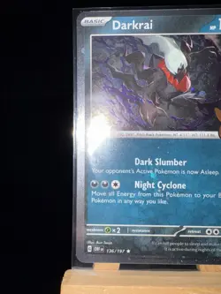 DARKRAI - 136/197 Trick Or Trade 2024 - Cosmos Holo Rare - Pokemon TCG Card - Image 5