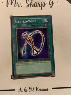 ELECTRO-WHIP - LOB-E073 ENGLISH Yu-Gi-Oh! CARD COMMON KONAMI LEGEND 2002 TCG - Image 4