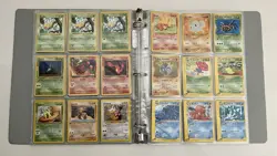 Pokemon Vintage 5 Foil/175 Card Binder Lot Base Jungle Fossil XY Evolutions - Image 4