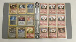 Pokemon Vintage 5 Foil/175 Card Binder Lot Base Jungle Fossil XY Evolutions - Image 5