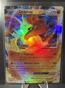 Pokemon TCG Delphox EX Holo Ultra Rare Black Star Promo Card XY19 - Image 1