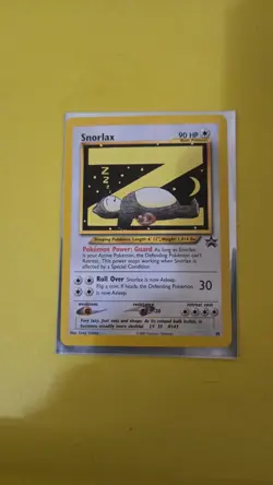 SNORLAX Pokemon Card - WOTC - Black Star Promo - #49 - NM (B) - Image 1