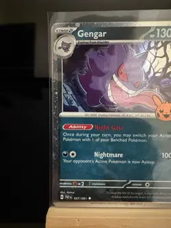 GENGAR - 057/091 Trick Or Trade 2024 - Cosmos Holo Rare - Pokemon TCG Card - Image 2
