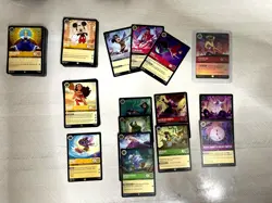 Lorcana Fabled 100 Card Lot, 53 C, 27 UC, 9 R, 3 UR, 1 Legendary, 1 Epic, 8 Foil - Image 1