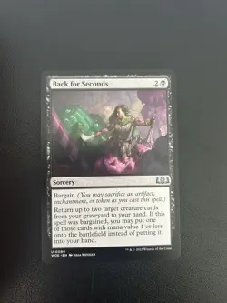 Back for Seconds - Mtg: Wilds of Eldraine Regular Uncommon 80 - Image 1