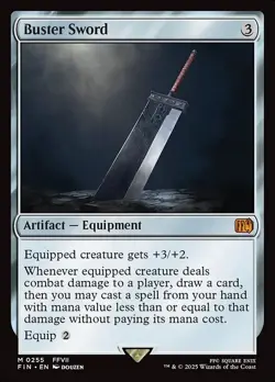 Buster Sword 1x MtG Final Fantasy SP/NM - Image 1