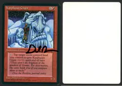 Karplusan Giant Artist Proof AP Signed by Artist Daniel Gelon MTG Ice Age Proof - Image 1