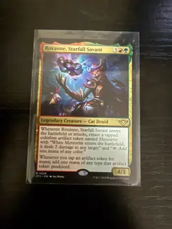 Roxanne, Starfall Savant 228 R Outlaws of Thunder Junction regular Near Mint MTG - Image 1