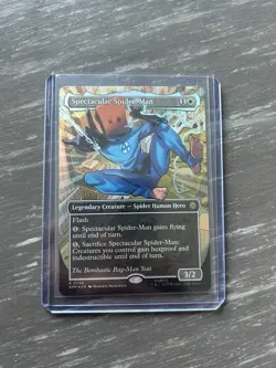 Spectacular Spider-Man (0238) (Borderless) (Textured Foil) MTG NM/M English - Image 1