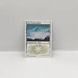 Snow-Covered Plains NM #116 MTG Mystery Booster 2 (White Border Frame) - Image 2