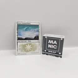 Snow-Covered Plains NM #116 MTG Mystery Booster 2 (White Border Frame) - Image 3