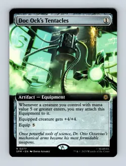 Doc Ock's Tentacles (Extended Art) Marvel's Spider-Man Non-Foil MTG NM - Image 1