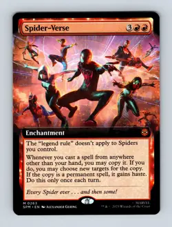 Spider-Verse (Extended Art) Marvel's Spider-Man Non-Foil MTG NM - Image 1