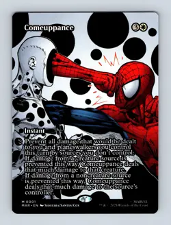 Comeuppance (Borderless) Marvel Eternal-Legal Spider-Man Non-Foil MTG NM - Image 1