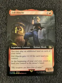 Magic The Gathering MTG - Zell Dincht (Extended Art) Foil - FIN - Image 1