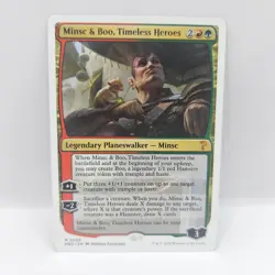 Minsc & Boo, Timeless Heroes NM #80 MTG Mystery Booster 2 (White Border Frame) - Image 1