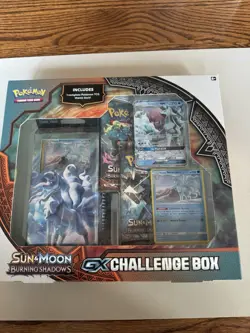 Pokemon Sun & Moon Burning Shadows GX Challenge Box Ninetales SEALED - Image 1